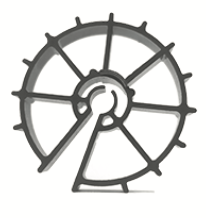 Plastični distancer vertikalni